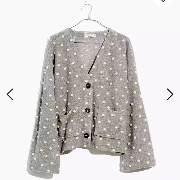Madewell: Texture & Thread Bobble Cardigan - Picture 3 of 8
